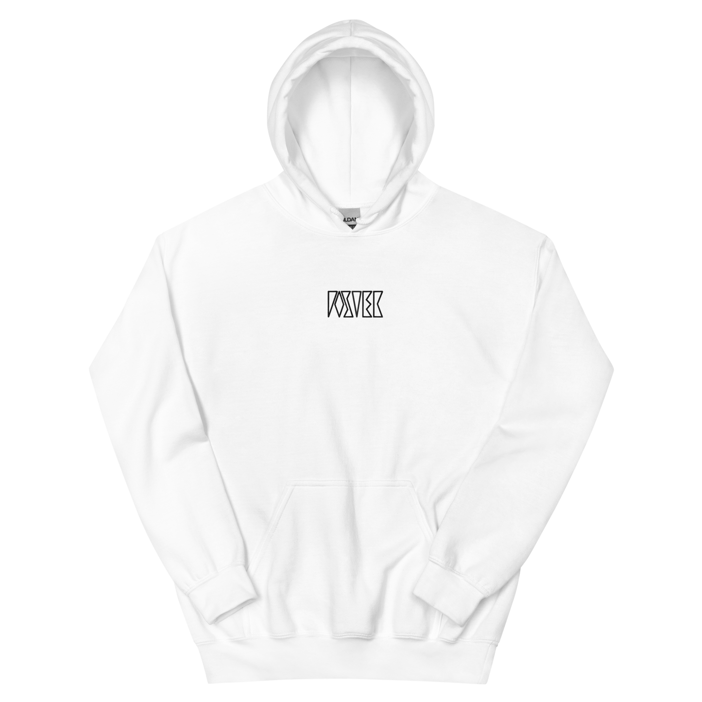 logo hoodie white