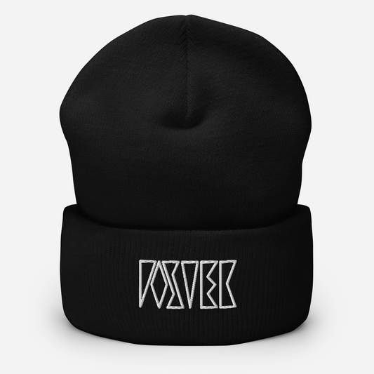 logo beanie black