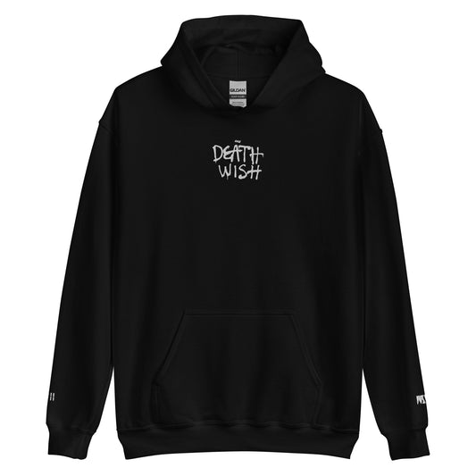 death wish hoodie black